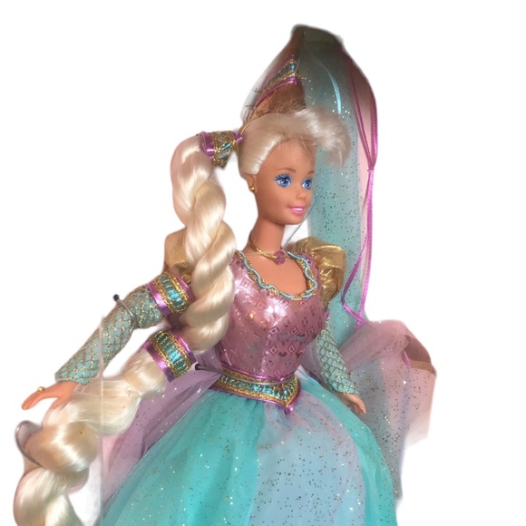 Vintage Rapunzel Barbie Doll 1994 New - Picture 4 of 11